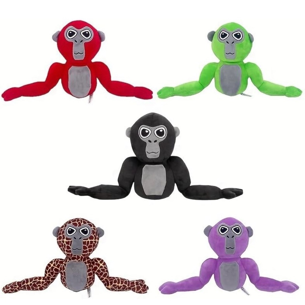 5-PackMonkey Plush Toy—The Stuffed Animal for Gamers